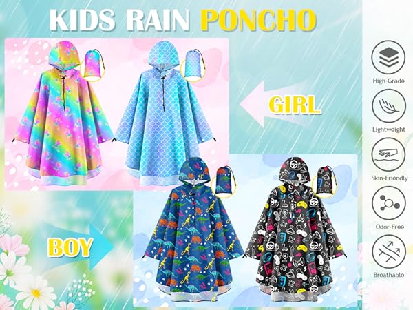 ponchos for kids