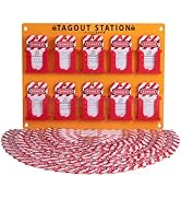TRADESAFE Lockout Tagout Tags Station, 150 Danger Do Not Operate Tags Included, Wall-Mountable Lo...