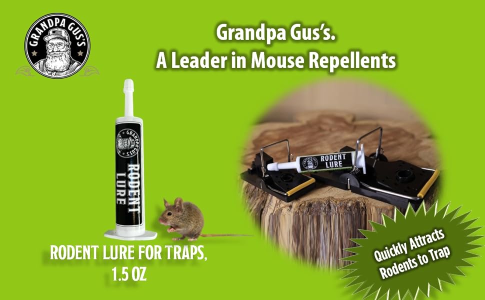 Grandpa Gus's Rodent Lure For Traps 1.5 oz Repels Rodent & Mice