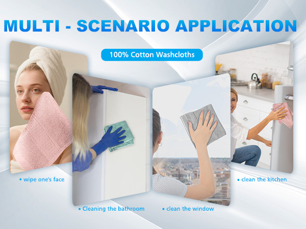 100% Cotton Wash Cloth