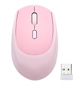 YUNZII C2 Wireless Mouse,2.4GHz Cute Silicone Noiseless Wireless Computer Mouse, Quiet Clicks, 3 ...
