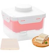 Tofu Press with Cheese Cloth, Multifunctional Adjustable Tofu Presser Kit with Drip Tray, Tofu Pr...