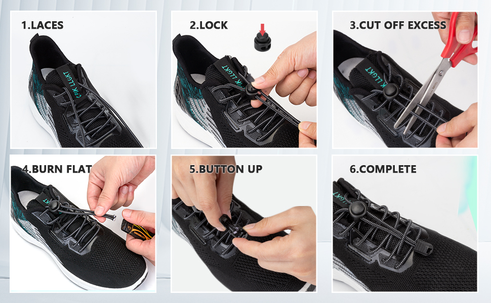 No tie shoe laces for kids