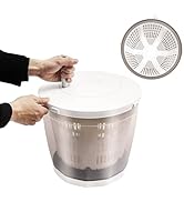 2 in 1 Washing Machine, Hand Crank Washer and Spin Dryer, Portable Compact Clothes Washer for RV ...