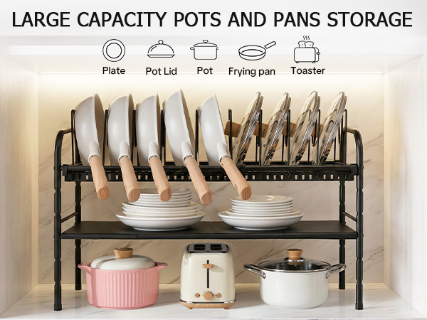 Maximize Cabinet Space with 2 Tier Storage