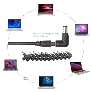 LVSUN Universal Laptop Charger 70W with USB Port compatibility with laptop, tablet, smartphone
