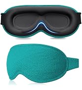 Gritin 100% Blackout Sleep Eye Mask for Women Men,Zero Eye Pressure Sleeping Mask-Ergonomic Desig...