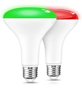 L LOHAS LED Christmas Flood Light Bulbs, 11Watt Colored Can Light Bulbs E26 | Red Green LED BR30 ...
