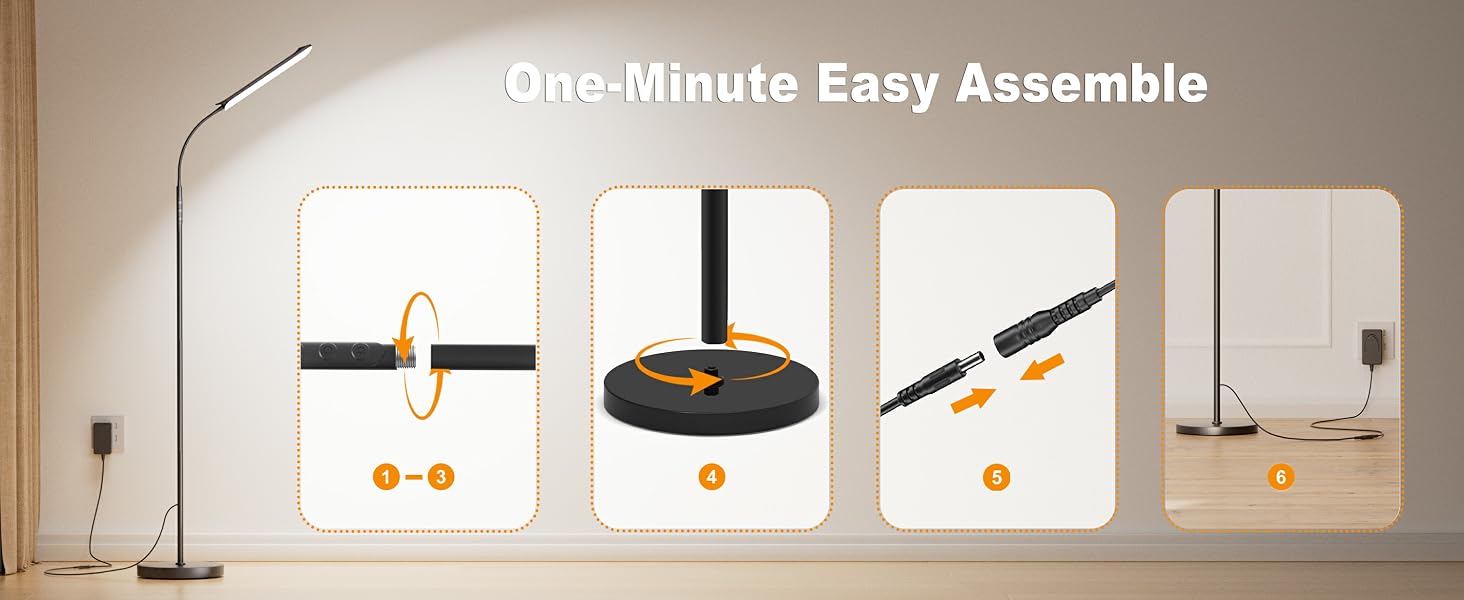floor lamp-easy assemble
