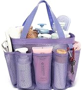 Fammart Mesh Shower Caddy Portable for College Dorm Room Essentials, Odorless Polyester Large Sho...