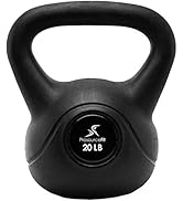 ProSource Vinyl Plastic Kettlebell from 10, 15, 20, 25, 30, and 35 lbs