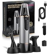 Nose Hair Trimmer for Men 2024 Professional Painless Rechargeable Nose Trimmer for Men and Women,...