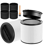 90304 Replacement Filter Kit Compatible with Shop Vac Cartridge Filter 90350 90304 90333 90585, F...