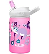 CamelBak Eddy+ Kids Insulated Stainless Steel Water Bottle with Bite Valve Straw, Leak-Resistant