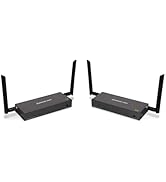 IOGEAR Long Range Wireless 4K@60 Switch/Splitter Kit, HDMI UHD 4K@60Hz, 1080p@60Hz Support, Up to...