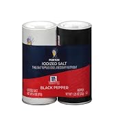 Iodized Salt and Black Pepper Shaker
