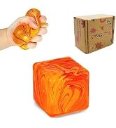 FazaVexior Swirl Maltose Squishy Stress Relief Toys, Marble Squeeze Ice Cube Fidget Toys, Slow Ri...