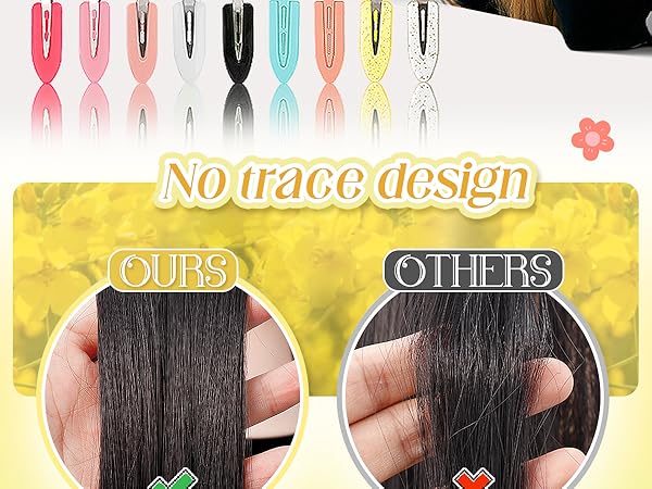 No Bend No Crease Hair Clips