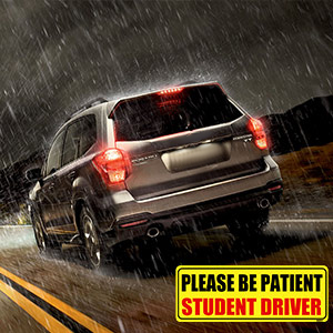 please be patient student driver magnet