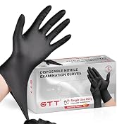 GTT Nitrile Disposable Gloves, BBQ, Tattoo, Hair Dye, Cooking, Mechanic Gloves - Powder and Latex...