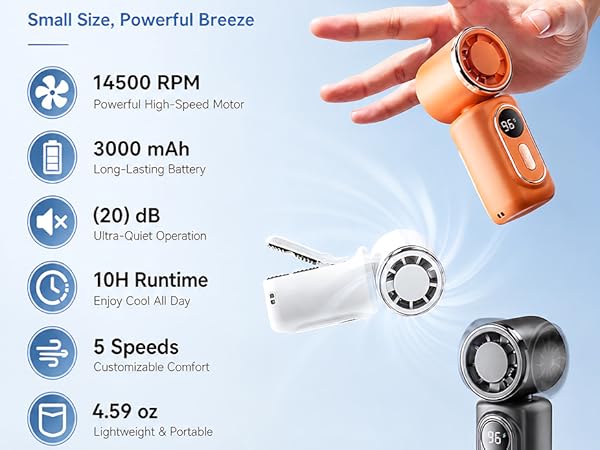 Handheld fan Overview