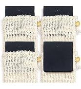 Age of Sage Natural Soap Bar w/Sisal Bag, Vegan Artisan Soap Bar Set for Men, Body Soap in Bar So...