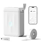 NIIMBOT D110M Label Maker with 1 Tape for Kids School Items, White | Creative App & Multiple Temp...