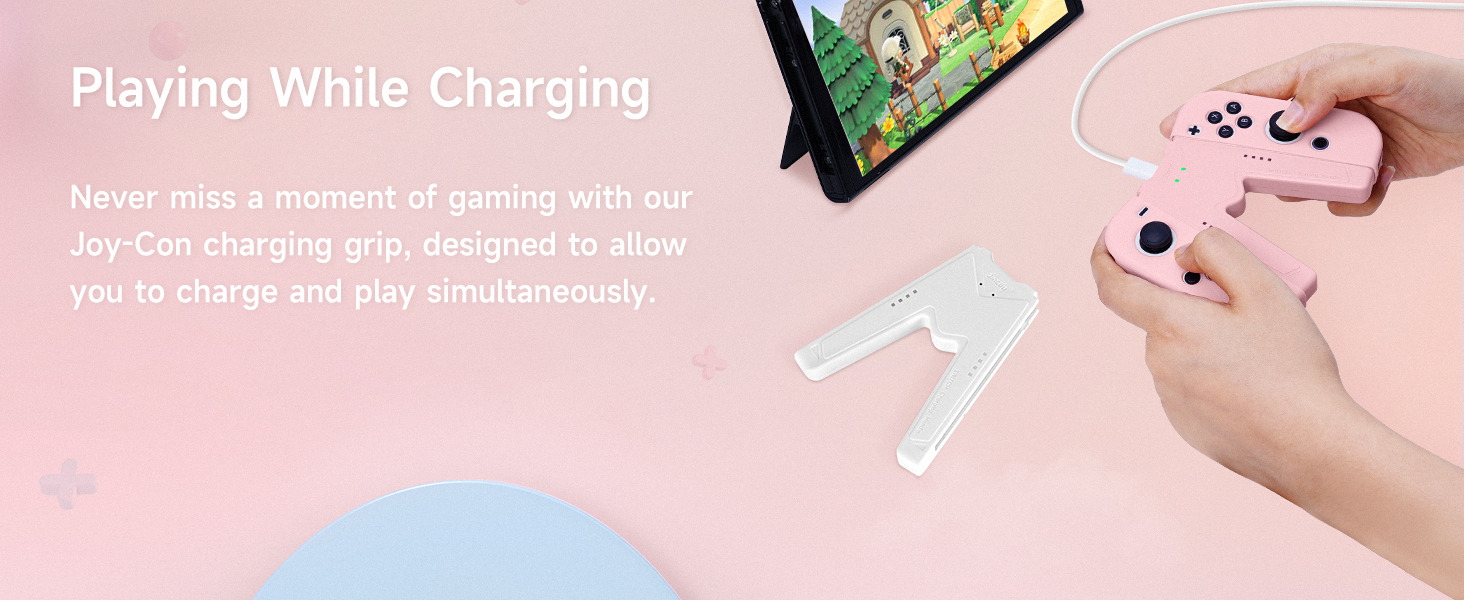 Charging while playing games, the game will not be interrupted.