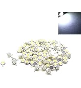 Xiaoyztan 100 Pcs LED Bead Chips DC 3.0-3.2V 280mA 1W Emitting Diodes LED Emitters Tiny LED Lamp ...