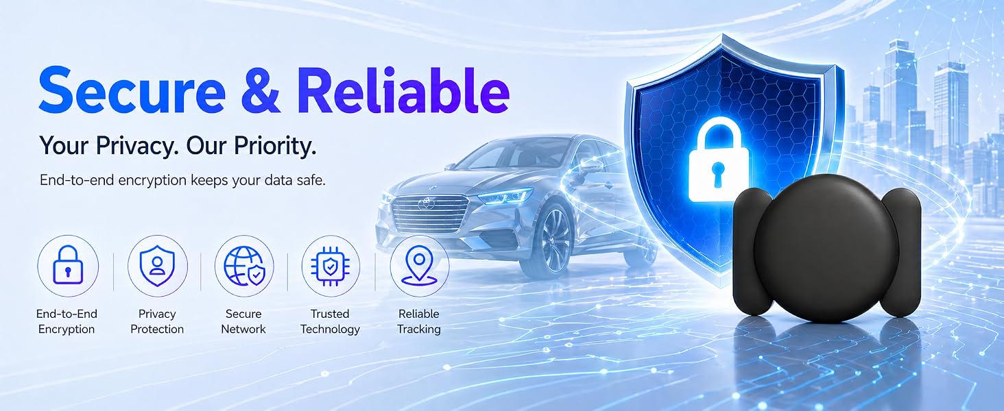 GPS Tracker for Vehicles,Magnetic Waterproof Car Tracker