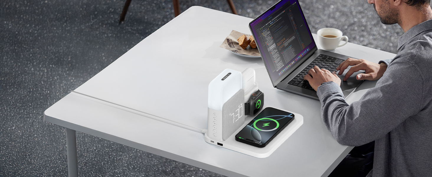 alarm clock wireless charger