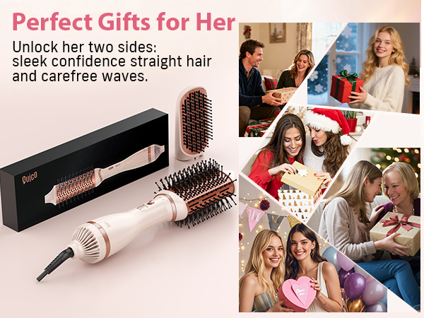 Hair dryer brush