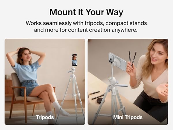Stage Magnetic Phone Tripod Mount