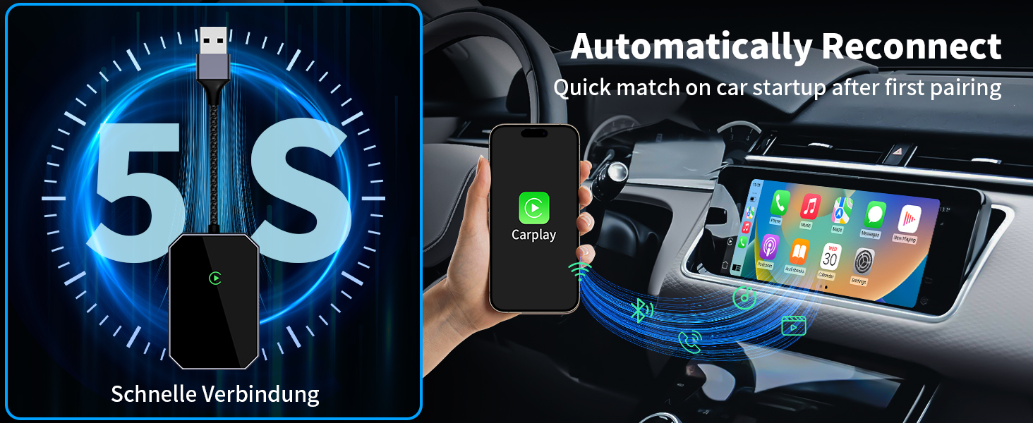 bluetooth apple carplay adapter