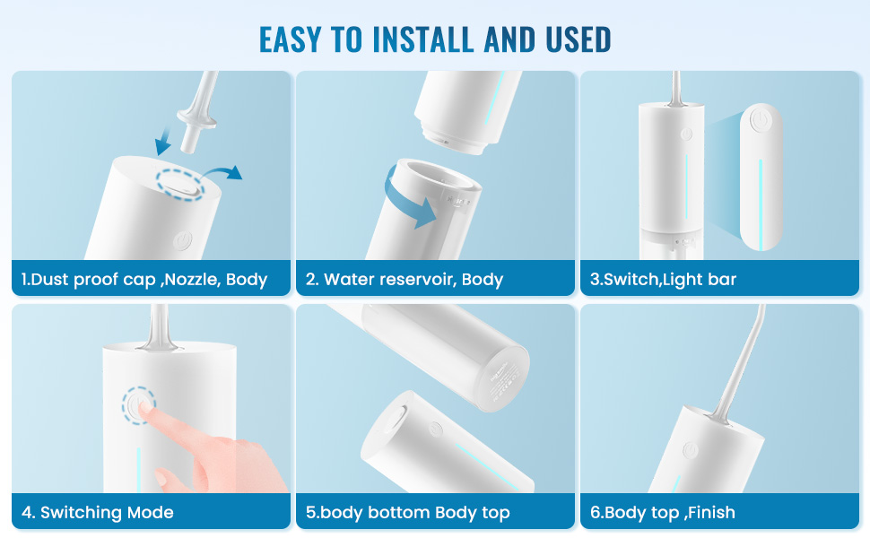 rechargeable something nice water flosser