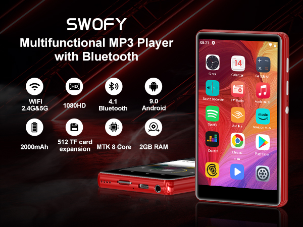 mp3 player with bluetooth