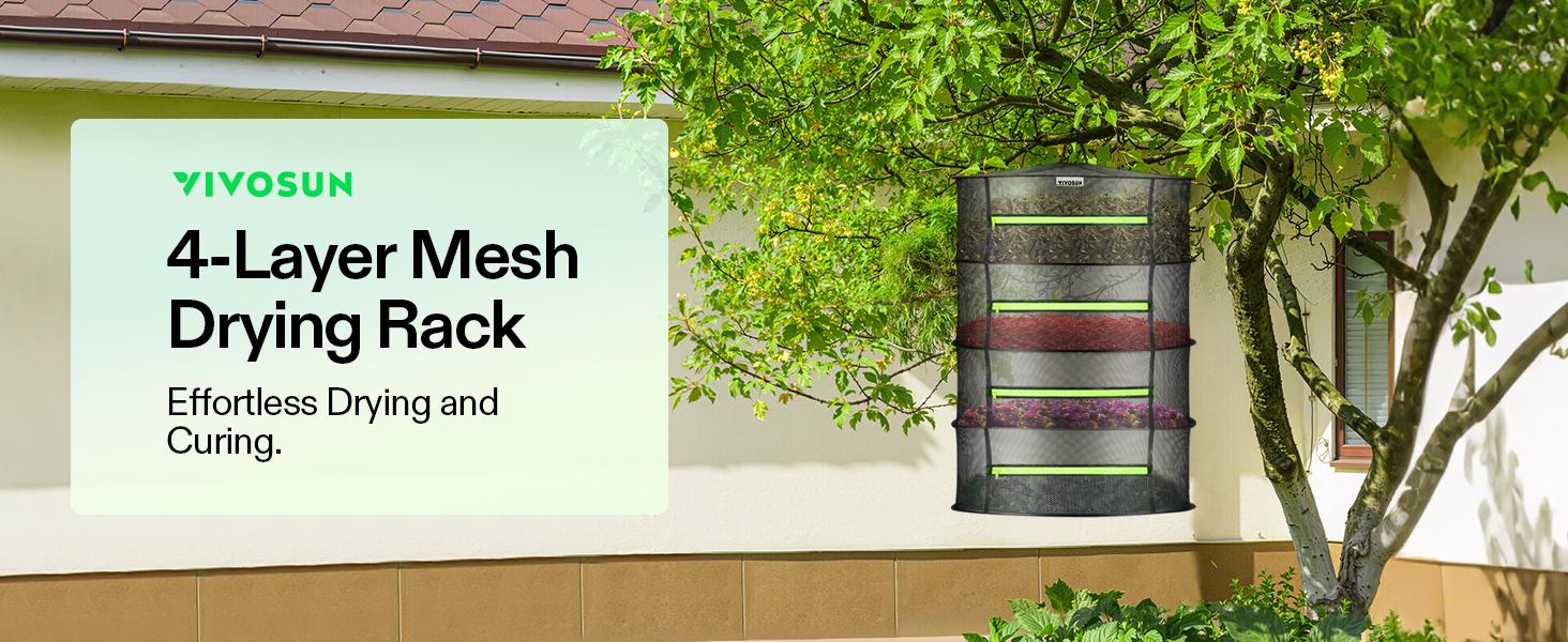 pc 4-layer mesh drying rack-1