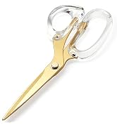 OfficeGoods Acrylic & Stainless Steel 9" Scissors - Modern Design for the Stylish Home, Office, o...