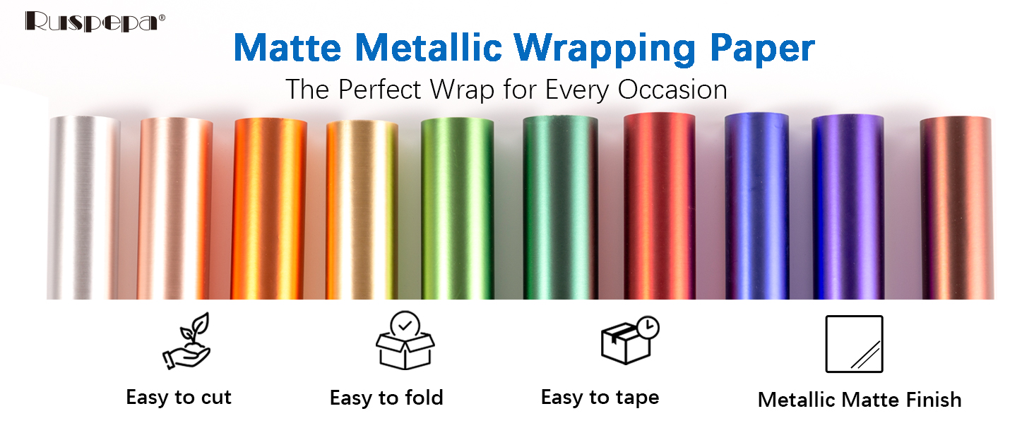 matte wrapping paper