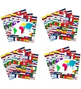 80 Count Soccer Party Napkins 5x5 Inch (10x10 Unfolded) – International Flag Cocktail Napkins, 2 ...