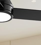 CSWF Ceiling Fan Light Modern with Remote - Outdoor Ceiling Fan with Remote, 3000K-6500K Dimmable...