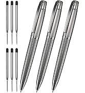 Cambond Ballpoint Pens Black Pens - Bulk Pens Metal Pen for Journaling Gift Business Men Police F...