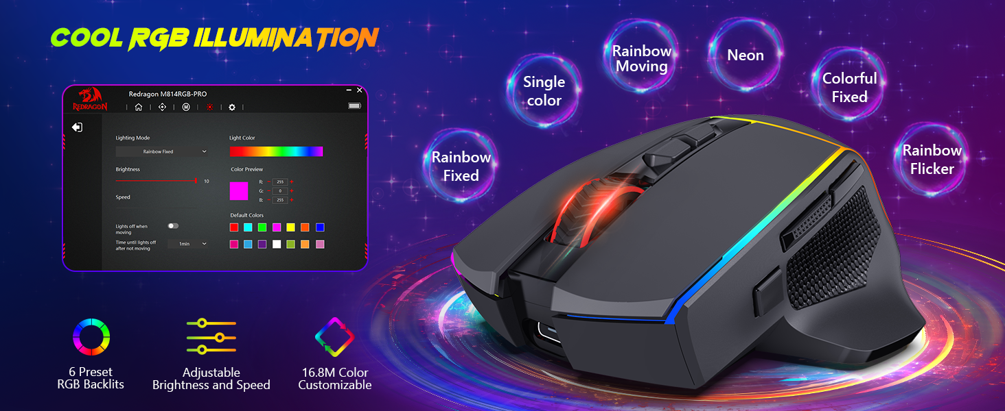 cool RGB backlit
