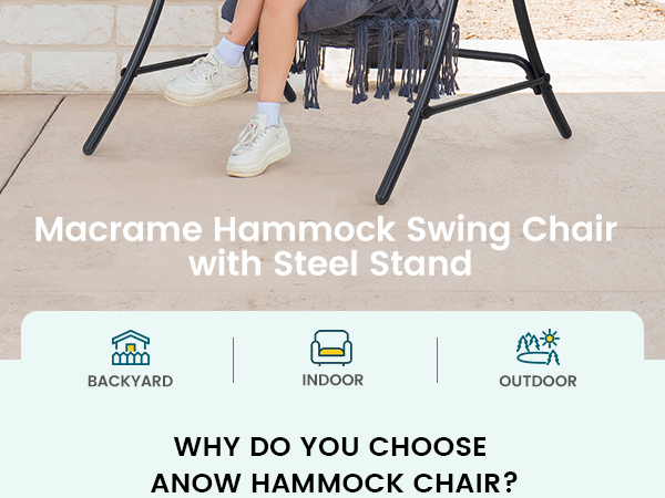 durable hammock chair stand