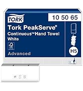 Tork PeakServe Continuous Hand Towel White H5, Advanced, Compressed, 12 x 410 sheets, 105065