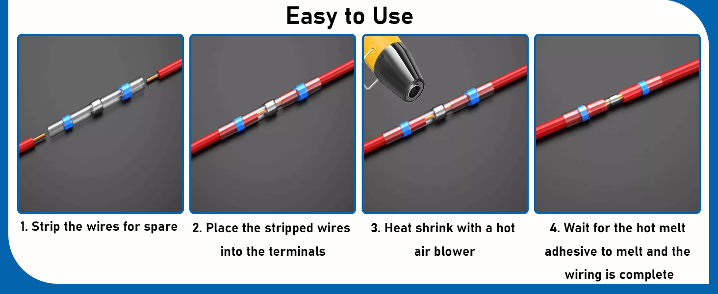 heat shrink solder connectors