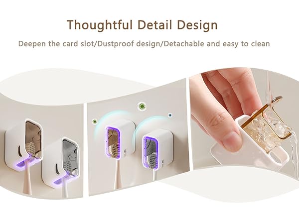 toothbrush holder wall