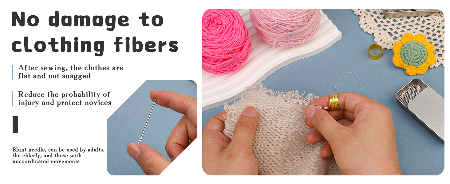 Darning needle advantage