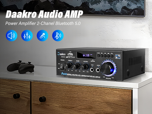 Stereo Audio Amplifier Receiver