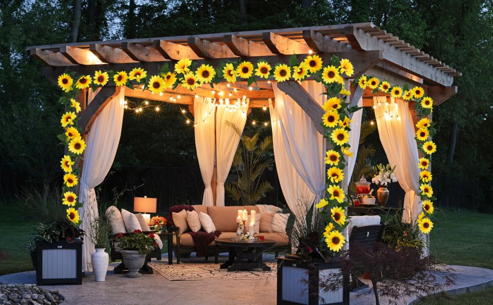 sunflower garland